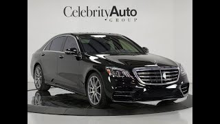 2020 MERCEDES BENZ S560 AMG LINE EXTERIOR PACKAGE 124K MSRP [upl. by Eimirej]