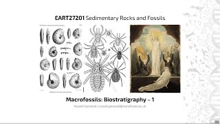 Biostratigraphy  EART27201  Sedimentary Rocks and Fossils [upl. by Dirgis]