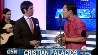 C5N  MUSICA EN VIVO CRISTIAN PALACIOS EN NOCHES MIAS [upl. by Assenat]