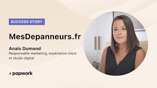 MesDepanneursfr gagne en efficacité et en productivité  Success Story Popwork [upl. by Nirb]