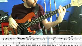 TRSCR 5 Pieces Of a Dream Incognito Bass Cover  Walkthrough with Notation amp Tab [upl. by Andre]