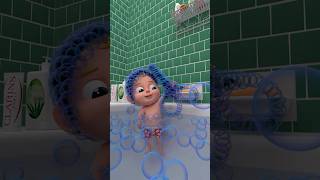 Splish Splash Bubbles Bubbles Bath Song  Rosoomelody Song nurseryrhymes kidssong shorts [upl. by Backer419]