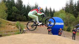 Loic Bruni Final jump Fort Willian DH 2024 [upl. by Notxap417]