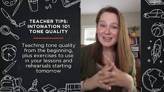 Sheet Music Direct Teacher Tips  Intonation 101 Tone Quality [upl. by Yelad159]