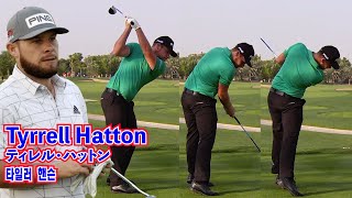 Tyrrell Hattons golf swing slow motion☄️ティレル・ハットンゴルフ・スイング・スローモーション⛳️타일러 핸슨 골프 스윙 슬로우모션 [upl. by Aiuqes]