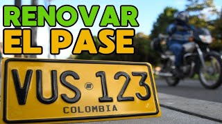 RENOVAR LICENCIA de conducir Colombia ✅ pase para moto  carro✅ [upl. by Eylk]