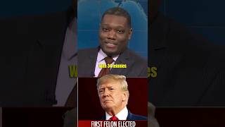 quotFIRST FELON ELECTEDquot 😱🤣 MICHAEL CHE shorts [upl. by Anaylil]