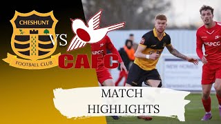 Match Highlights Cheshunt VS Carshalton Athletic [upl. by Church303]