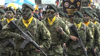 Desfile cívico militar por las fiestas del Carchi [upl. by Ybeloc]