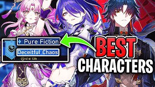 The BEST Characters for Pure Fiction Deceitful Chaos 04 Honkai Star Rail Guide [upl. by Chao]