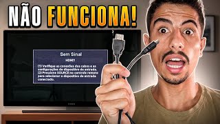 HDMI NÃO FUNCIONA ou FICA SEM SINAL na TV APRENDA RESOLVER [upl. by Kuhn]