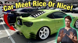 Its 2024 HOW ARE PEOPLE STILL DOING THIS  Car Meet Rice Or Nice [upl. by Gnoh]