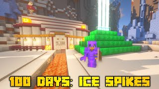 I Survived 100 Days in ICE Spikes Only Biome in Minecraft Hardcore Episode2 Hindi [upl. by Beall955]