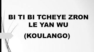 BI TI BI TECHYE ZRON LE YAN WU de ZANZA Chant Koulango [upl. by Eisor220]