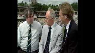 Johnners revenge on Aggers at Edgbaston 1993 [upl. by Nalahs]