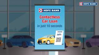 HDFC Bank Contactless Car Loan [upl. by Lenox]