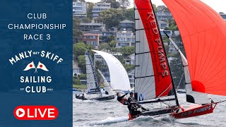 Manly 16ft Skiff Sailing Club Championship Race 3 [upl. by Adriana]