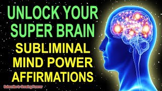 Program Your Mind Power For Extreme Intelligence Subliminal GENIUS Affirmations While You Sleep [upl. by Adnwahsat]