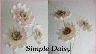 Crochet Daisy Simple but Elegant [upl. by Nebra960]