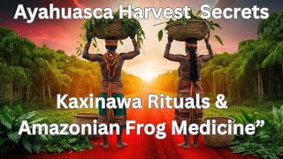 Harvesting Ayahuasca Traditionally by the Kaxinawa Tribe Sacred Traveler [upl. by Zeke922]