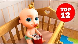 Джони Джони  Сборник  Johny Johny Yes Papa  TOP 12 Songs for Children  на Русском [upl. by Johanna]