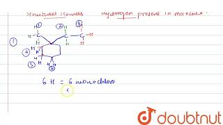 Number of monochloro structural isomers of   11  STRUCTURAL IDENTIFICATION amp PRACTICAL ORGAN [upl. by Odilia169]