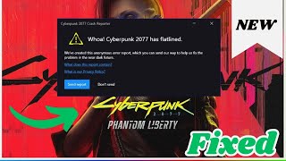 Cyberpunk 2077 Has Flatlined  Cyberpunk 2077 Crash Reporter [upl. by Netsirhc]