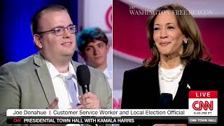 Harris Pushes Fear Talking Points in CNNSponsored Stump Speech [upl. by Fifi969]