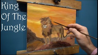 The Lion King  Oil Painting  Episode 13 [upl. by Tenneb]