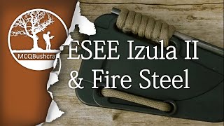 Bushcraft Knives ESEE Izula II Firesteel [upl. by Earleen378]