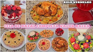 CEIA DE NATAL COMPLETA  RECEITAS SIMPLES LINDAS E DELICIOSAS [upl. by Amo333]