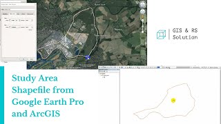 Creating Study Area Shapefile from Google Earth and ArcGIS [upl. by Kolivas]