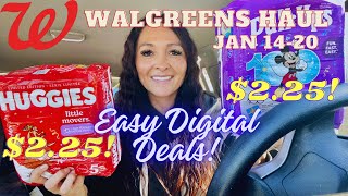 Walgreens Coupon Haul Jan 1420 Huggies 225 Laundry Products [upl. by Pickett]