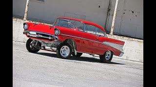 Worlds Most Beautiful Gasser Build  1957 Chevy Mecum lot W283 on January 12 2022 [upl. by Aruam374]