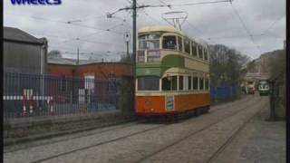 Glasgow Tram 1282 in action at Crich Tramway Village [upl. by Isbel]