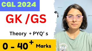 How to score 40 marks in Gk  GS in CGL 2024  Complete BOOKLIST [upl. by Nittirb]