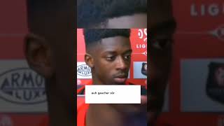 Linterview CATASTROPHIQUE dOusmane Dembélé 😂 [upl. by Amick]