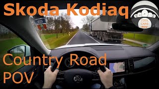 Skoda Kodiaq 20 TDI 4x4 140kW Country Road POV [upl. by Ynnol]