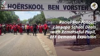 Racial Slur Scandal at Hoërskool Ben Vorster Outrage Sparks Investigation EFF Calls for Expulsion [upl. by Brina]