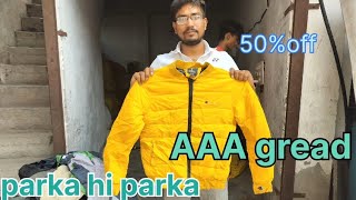 mens parka jacket ll AAA gread ll expert surplus Wearhouse Panipat market [upl. by Aihsemaj]