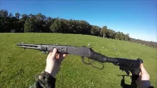 Unboxing my Mossberg 464 SPX 3030 and first test fire GOPRO [upl. by Lander463]