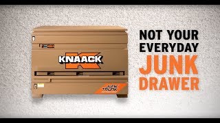 KNAACK 4830D Junk Trunk Jobsite Storage Box [upl. by Neau505]