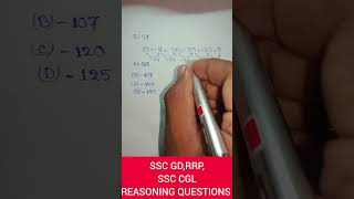 ssc gd reasoning tricks ✅🔥reasoning practice setBGSTUDYATOZreasoningmathsmathstricksshorts [upl. by Sesylu]