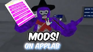 2 GORILLA TAG FAN GAMES THAT HAVE MODS on applab part 1 [upl. by Gnouhc]