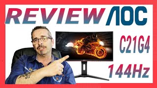 Review AOC C24G1 144hz 1ms [upl. by Gutow]