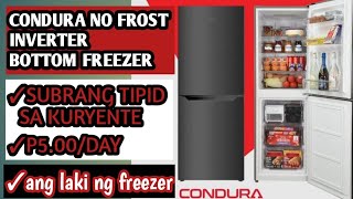 CONDURA NO FROST INVERTER BOTTOM FREEZER ULTIMA SUBRANG TIPIDquot P500DAY ELECTRICITY CONSUMPTION [upl. by Juliette]