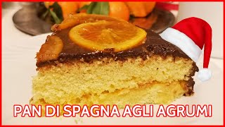 PAN DI SPAGNA AGLI AGRUMI  RICETTE DI NATALE  Agrumi Lenzi [upl. by Sidon]