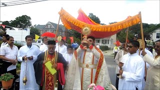 Rev Fr Andrew Leeson Daniel St Marys Malankara Orthodox Church West Sayville Perunal Rasa 2014 [upl. by Daphie667]