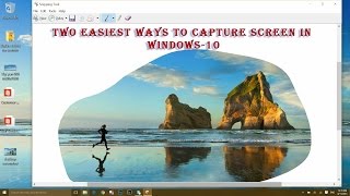 2 ways to take screenshot in Windows10 [upl. by Aplihs]