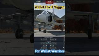 PREMIUM FOX 3 VIGGEN FOR LVL 1 WALLETWARRIORS warthunder devserver JA37DI viggen [upl. by Ennaul]